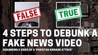 Geolocating Fake Military Strikes — ‘Pakistan airbase’ video was old Sudan wreckage
